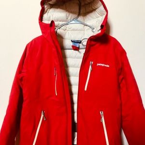 sweater with attached scarf